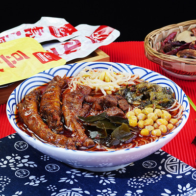 爆有料牛肉肥肠绵阳米粉456g